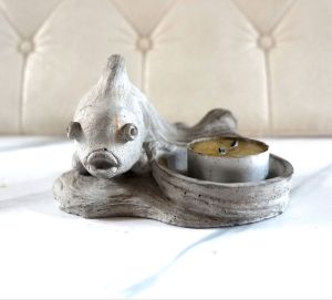 Tempat Lilin Holder Miniatur Ikan Sentuhan Unik Dekorasi Rumah