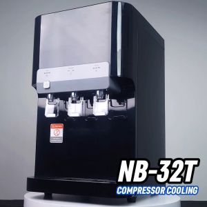 iPRO Hot&Cold&Warm Desktop Water Dispenser With 4 pcs HALAL Filter Model - NB-32T / GX93 - Compressor cooling
