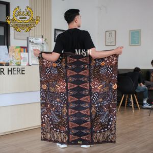 Sarung Santri Motif Terbaru Warna Coklat Sarung Semi Bakaran Murah Meriah Sarung Batik Jaya