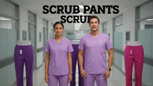 DAO2026 - SCRUB PANTS ONLY VIOLET EDITION Medical Factory Uniform/Comfy to Wear