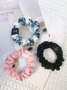 Invisibobble หัวเข็มขัดผ้า 3 ชิ้น ไม่ทำลายผม ไม่มีรอย หัวเข็มขัดผ้าสำหรับนักเรียน หัวเข็มขัดผ้าแบบอเนกประสงค์