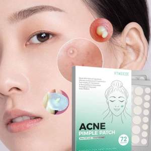 72PCS ACNE PIMPLE PATCH Penampal jerawat antibakteria Berkesan merawat jerawat Mengecutkan jerawat penghilang jerawat acne treatment patch