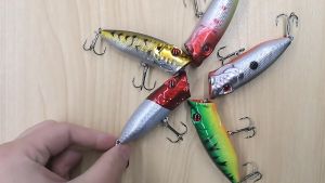 11.8g/6.5cm Umpan pancing popper top water lure hard bait impor proberos
