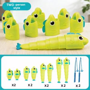 Aitemay 4 Player Expandable Fishing Table Toy - Social Party Game Set for Family Fun & Kids Educational Puzzle CE Certificated