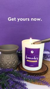 LAVENDER Premium Soy Wax Scented Candle Best Seller 500grams  200grams  100grams / Scent 101