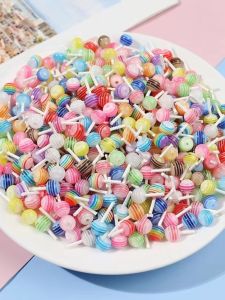 Miniature Colorful Candy DIY Handmade Mobile Phone Case Nail Art Accessories Small Sugar Decoration Home Decor Simulation Material