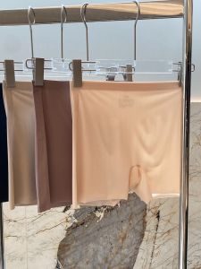 Summer Essential Invisible Safety Pants Underwear Womens High Waist Nylon Solid Color Lightweight Breathable Two-In-One
