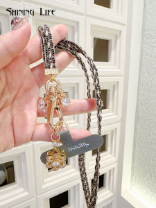 Shininglife South Korea 2024 New Arrival Classy Phone Chain Pendant Rotatable Pendant Crossbody Halterneck Lanyard