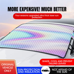 Car sun protection sunshield sun protection heat insulation sunshade curtain car front glass sunshade