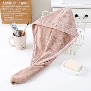 Women Long Hair Quick-Dry Hair Towel Soft Microfiber Towels Shower Cap Towel Bath Hats for Women Dry Hair Cap Lady Turban Head