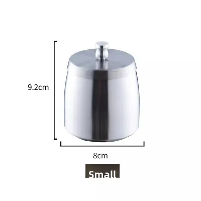 FANZHI | Stainless Steel Ashtray With Lid Prevent Fly Ash Fall-Proof