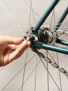 Setelan Rantai Sepeda AXI Bmx Aluminum Alloy Sepeda Chain Lipat Fixie Tensioner