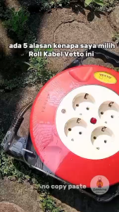 Kabel Rol Vetto 15meter Full 1600 Watt