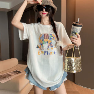 plus Size 300 Pounds Simple Fashion Pure Cotton Short Sleeve Mens T-Shirt Summer Loose Casual Top Trendy Breathable Youth Popular