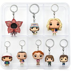 Hasbro | Pocket Keychain Eleven Barb Robin Steve Dustin Vinyl Figure Key Ring Model Toys Christmas Gift