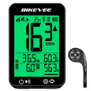 GPS Wireless Bike Computer Multi-Functional LCD Digital Display Outdoor Bicycle Speedometer Odometer With Auto Green Backlight
