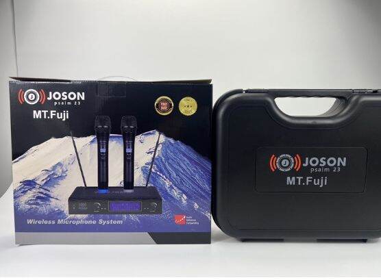 Original Joson Professional Dual Wireless Microphone For Karaoke MT.Fuji/MT.Mayon