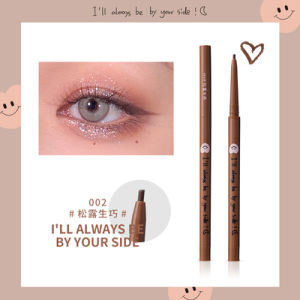 Beginner Friendly Double-Ended Green Eyeliner Pen Bread Bear And I Waterproof Eye Makeup Tool from FLORTTE Natural Fiber Tip