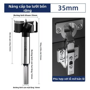 DIYUE | Mũi Khoan Mở Rộng Lỗ Bản Lề và Khóa 35mm