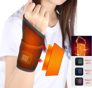 Đỡ năng cổ tay dây đeo cổ tay làm nóng bằng điện với túi ngải cứu thể dục thể thao bảo vệ cổ tay chăm sóc khớp nén ấm 3 tốc độ hỗ trợ cổ tay tự sưởi