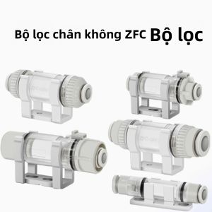Bộ Lọc Chân Không Loại Ống Lắp Nhanh Một Chạm Dòng ZFC Tương Thích Với Ống SMC Dùng Cho Các Ứng Dụng ZFC100-04B 06B 200-06B 08B 54