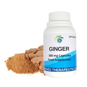 Organic Ginger Capsules: Best Vegan Joint Support, Immune Booster, Non-GMO & Gluten-Free