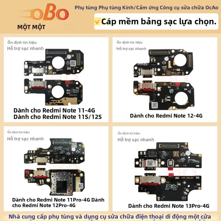 Đế Sạc USB Cho Redmi Note 11/11S/12/12S/13 PRO 4G/5G - Cổng Sạc Kết Nối ...