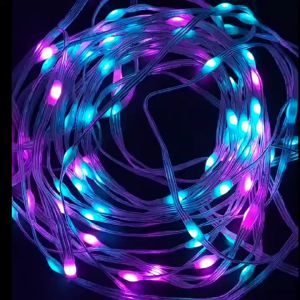 Rope Light USB Fairy Light Rainbow Waterproof Led Rope RGB with Usb APP 21 Modes Smart IR Remote Control 5M 10M RGB Strip Lights Rainbow for Gaming Light