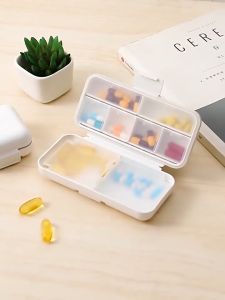 [ส่งไว จากไทย] Kokoro Home กล่องยาพกพา ตลับใส่ยา กล่องเก็บยาอเนกประสงค์ จัดระเบียบง่าย  เหมาะสำหรับทุกคน MB078