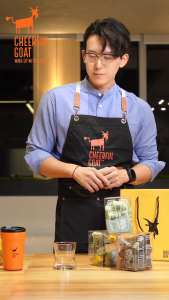 CHEERFUL GOAT Pocket Coffee Powder Freeze-Dried Coffee 5 Boxes