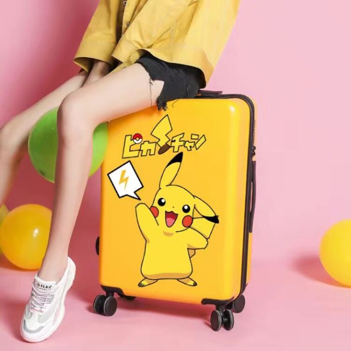 Cartoon Duck Children's Luggage Suitcase with Four-Wheel Rotation Travel Bag Pull Rod 20 Inches 24 Inches 28 Inches Gift Box