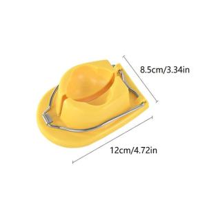 Efficient Boiled & Preserved Egg Divider for Home Labor‑saving Rust Resistant Two‑Blade Handheld Egg Cutter