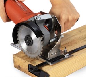 Giá đỡ máy mài máy cắt cầm tay - Bộ chuyển đổi máy mài thành máy cưa máy cắt gỗ có bàn chỉnh góc 45 độ cầm tay tiện lợi