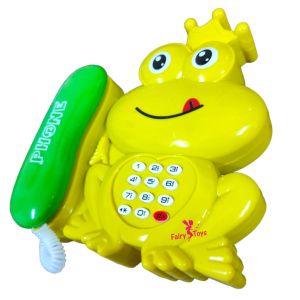 Mainan Anak Telepon Kodok Frog Phone Musik & Lampu RKC10046-1