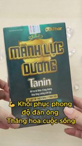Mãnh Lực Dương Tanin Hỗ trợ bổ thận tráng dương giúp tăng cường sinh lực Hộp 30 viên