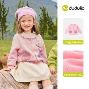 DUDUJIA | Áo Sweater Hình Cartoon Mùa Thu