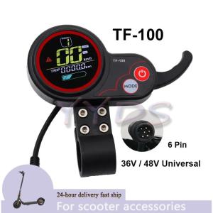 Choice Electric Scooter LCD Display Meter  Panel Power Switch Throttle 36V 48V Universal TF-100 SEALUP JH-01 LIVIAE NJAX-T