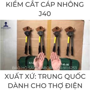 J40 Kiềm Kềm Kìm cắt cáp nhông đồng nhôm dành cho điện lực
