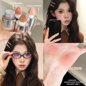 Herorange Liquid Blush 01 Natural Nude Peach Color Water Light Expanding And Shrinking Daily Light Makeup for Face Beauty Decoration