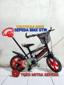 Sepeda Anak Laki-Laki Centrum BMX 12 Inch Ban Eva Dengan Dorongan