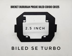 Breket Dudukan Projie Biled SE Turbo AES CR7 Kenzo Vinyx 2.5 Inch CB 100 CB 125