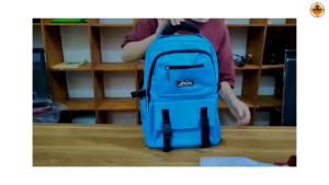 Balo Trung Học Chống Nước Xbags Sea Blue XB3201 Màu Xanh Dương Nhiều Ngăn Tiện Dụng Chống Sốc Trẻ Trung Cá Tính Đựng Laptop 15.6 Inch!