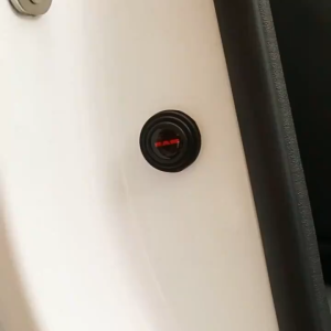 Extended door shock-absorbing silicone pads/Thick black gaskets absorb impacts/Acoustic pads/Car anti-vibration pads