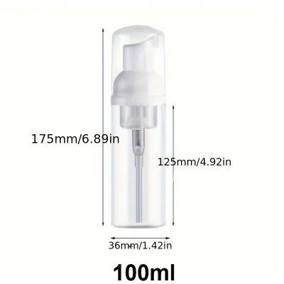 [30/60/100ml Foam Pump Dispenser] Foam Bottle Empty Foaming Pump Dispenser For Hand Soap Lash Cleanser Shampoo To Travel