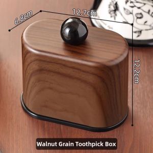 AYIJIE | Vintage Style Living Room Toothpick Holder Box