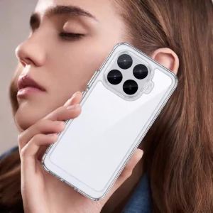 Shockproof Phone Case For Xiaomi 17T Pro Case Mi 17 Pro Max 17 Ultra TPU Frame Plastic Translucent Clear Back Cover Fundas