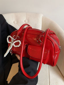 Fashionable Casual Underarm Butterfly Knot Bag Womens Pillow Shoulder Bag Versatile Trendy Single Strap Bag Korean Style