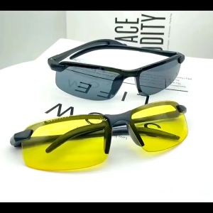 2024 Mens Sunglasses Driving Fishing Travel Night Vision Sunglasses Rimless Glasses