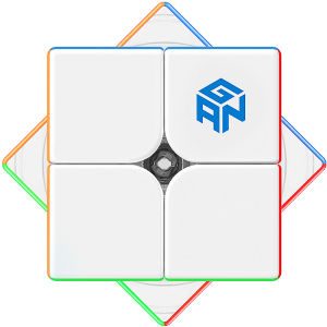 Gan | Đồ Chơi Giáo Dục Cube 2x2 Từ Tính Xoay Mượt