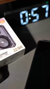 พาวเวอร์แบงค์ ชาร์จไร้สาย 10000mAh OUKU P73 จ่ายไฟสูงสุด 22.5W 4 พอร์ต USB-C/USB-A ใช้งานง่าย พกพาสะดวก